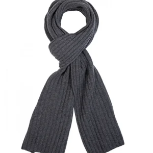 Bufanda lana cachemir gris