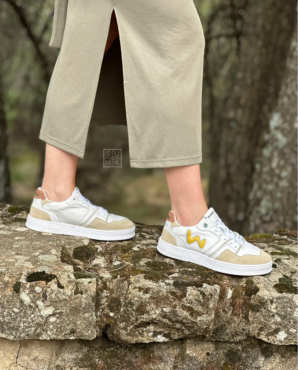 Womsh Circle Sneaker C1012 white sun - Imagen 3