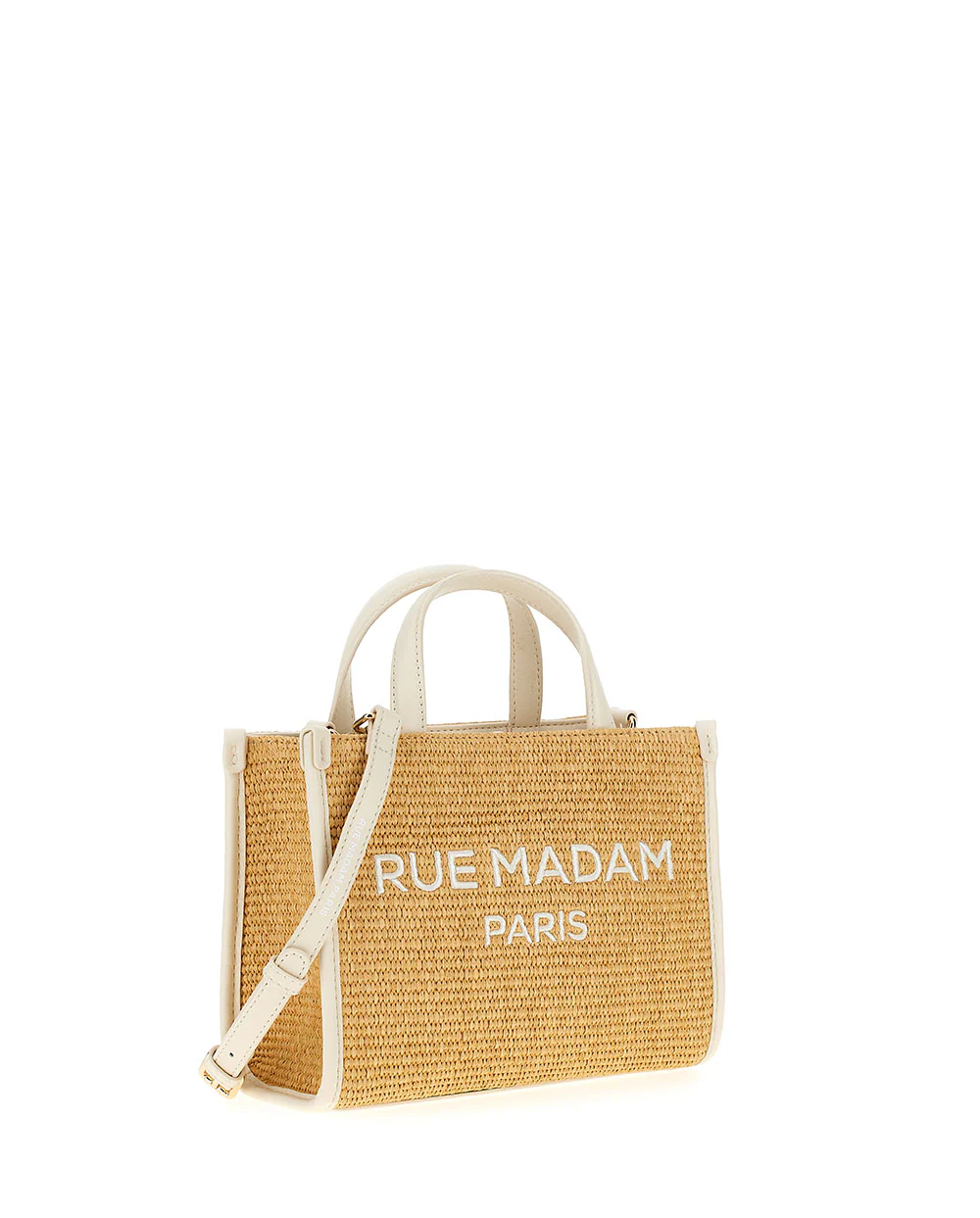 Bolso Summer mini Tote paja arena Rue Madam Paris - Imagen 4