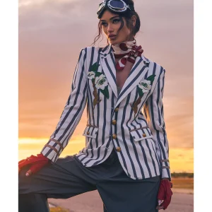 Chaqueta rayas azul L´Atelier Jacket LeCRUEL