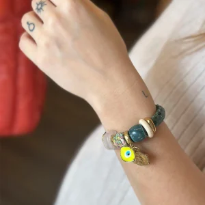 Brazalete verde ojo Dellmon