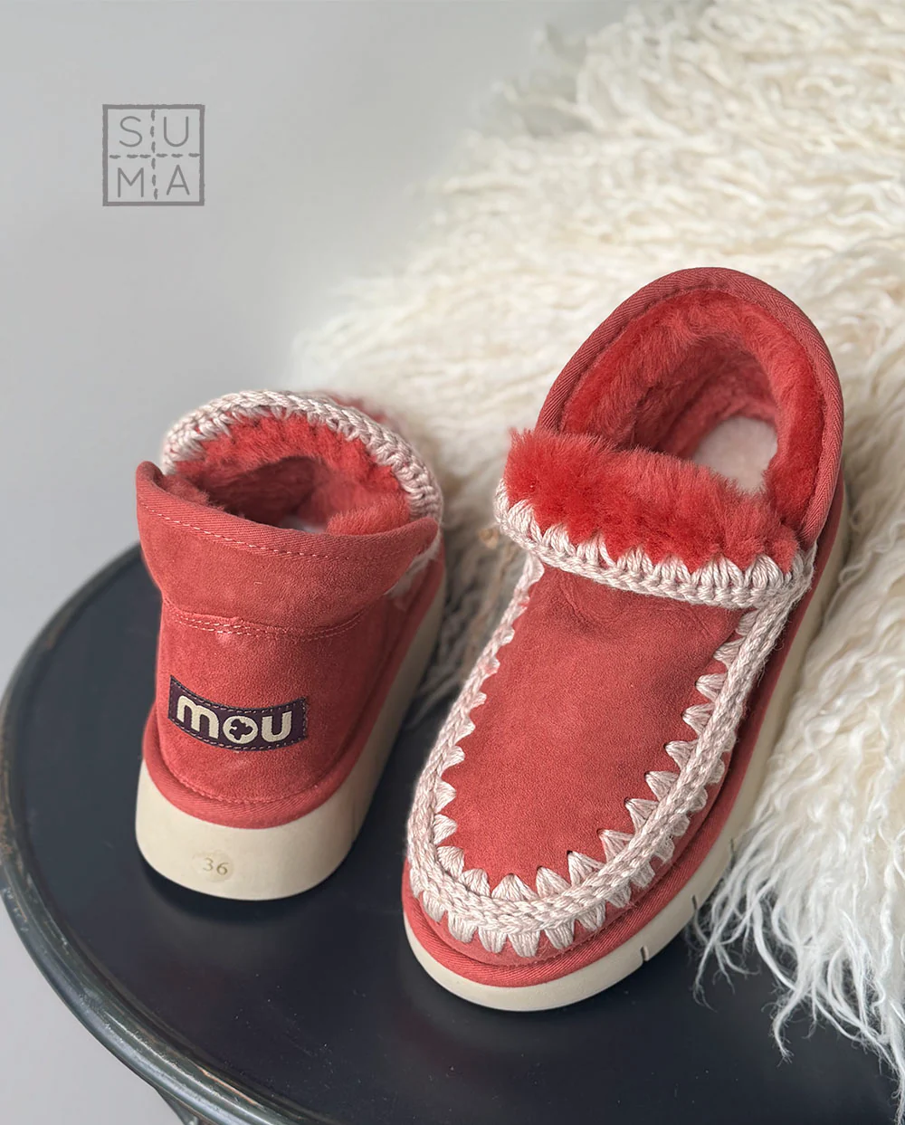 MOU Eskimo Bounce sneaker rojo chili