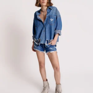 Pantalon corto Bonitas baby blue One Teaspoon