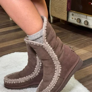 MOU Eskimo inner wedge tall marrón pimienta