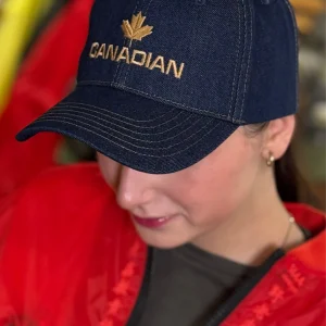 Gorra Visera Baloncesto bordado denim Canadian Classics