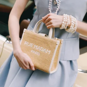 Bolso Summer mini Tote paja arena Rue Madam Paris