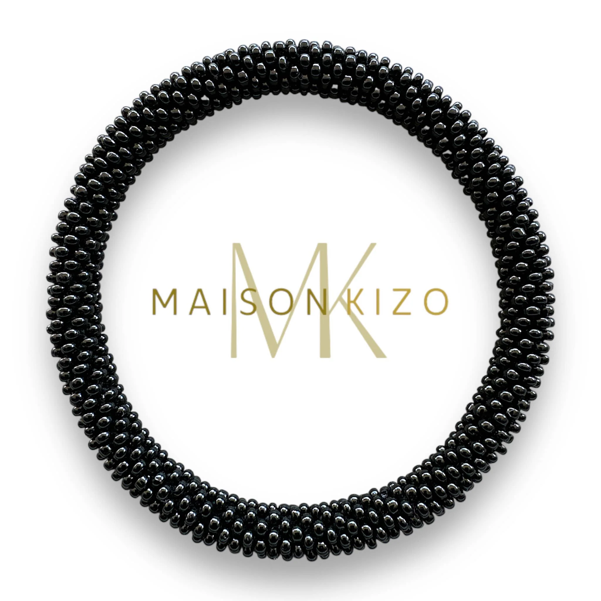 Pulsera nepalí negro - Imagen 2