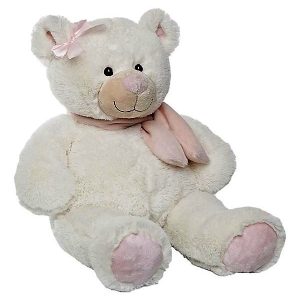PELUCHE OSO MARFIL ROSA 70CM 91707 ARTESEVI