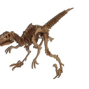 MAQUETA VELOCIRAPTOR MADERA 25314