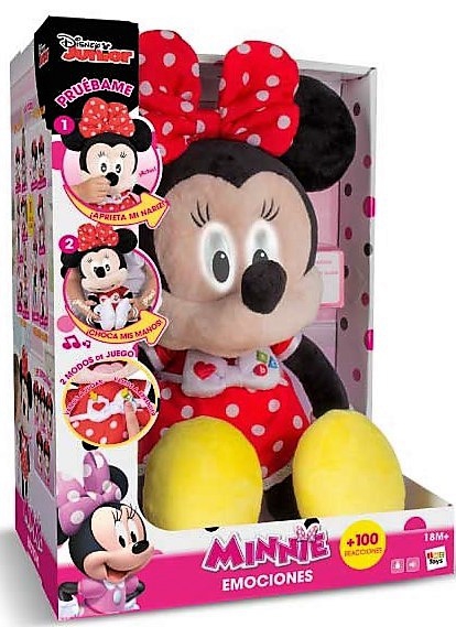 PELUCHE DE MINNIE EMOCIONES DISNEY JUNIOR IMC TOYS - Imagen 3