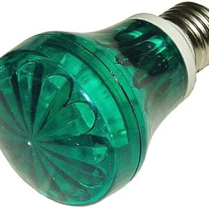 BOMBILLA LED DE 220V4W E27 TIPO FLASH. VERDE. 2600450-V.