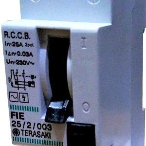 DIFERENCIAL DE 2 POLOS DE 25A 003 DE TERASAKI.