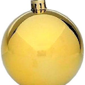 BOLA DE NAVIDAD DE 20CM COLOR ORO DE PLASTICO. 35756/35760 ATOSA