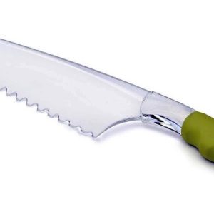 CUCHILLO PARA CORTAR LECHUGA DE PLASTICO.