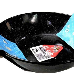 SARTEN DE PORCELANA ESMALTADA DE 2 ASAS DE 26CM. HONDA.
