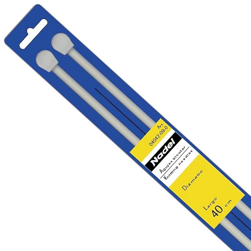 AGUJA PARA TRICOTAR Nº3.5. 40CM LARGO 3.5MM DIAMETRO. NADEL