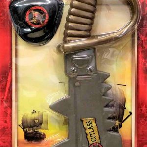 ESPADA DE PIRATA CON PARCHE EN BLISTER. DE COLOR BABY 21377.