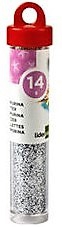 PURPURINA FINA FANTASIA COLOR PLATA EN BOTE DE 14 GRS. LIDERPAPEL 58284.