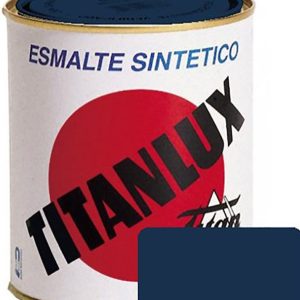 PINTURA ESMALTE SINTETICO BRILLO TITANLUX DE 125ML COLOR AZUL COBALTO 542.