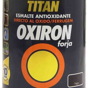 PINTURA ESMALTE ANTIOXIDANTE OXIRON TITAN 750ML. 204 NEGRO FORJA.