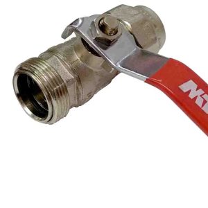 LLAVE DE PASO METALICA DE 1/2″ PARA MANGUERA DE POLIETILENO DE 20X20MM. HEMBRA.