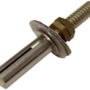 PATILLA MACHO 1 POLO DE 6MM. PARA CLAVIJA DE HORNILLO.