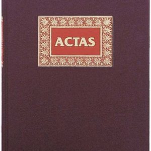LIBRO DE ACTAS CON 100 HOJAS NATURAL TAMAÑO FOLIO. MARCA DOHE 09905.