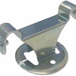 SOPORTE PARA TUBO DE Ø 12MM. DOBLE CROMADO PARA TECHO