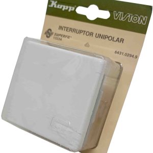 INTERRUPTOR UNIPOLAR DE EMPOTRAR SERIE ARKTIS DE KOPP VISION 6431.0294.9 SUPERFIL 13334.