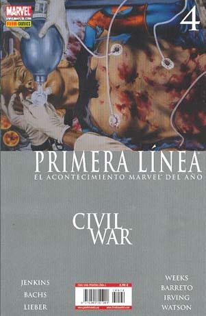 PRIMERA LINEA CIVIL WAR Nº 4 -PANINI- - Imagen 2