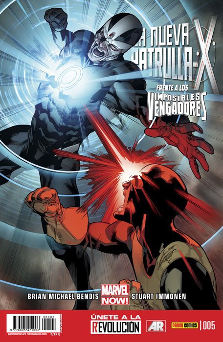 LA NUEVA PATRULLA X NEGRA VOL 1 Nº 005 FRENTE A LOS IMPOSIBLES VENGADORES UNETE A LA REVOLUCION DE PANINI MARVEL