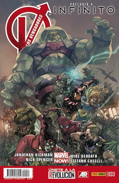 LOS VENGADORES VOL 4 Nº 33 DE 164 LA EDAD HEROICA PRELUDIO AL INFINITO UNETE A LA REVOLUCIÓN DE PANINI MARVEL - Imagen 3