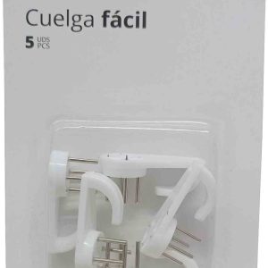 CUELGA FACIL DE 4 PUNTAS EN SET DE 5 UNIDADES DE MARKET SUPREM A04376.