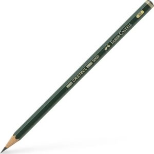 LAPIZ DE GRAFITO DE 3B DE DUREZA DE FABER CASTELL 9000.