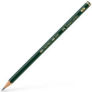 LAPIZ DE GRAFITO DE 4H DE DUREZA DE FABER CASTELL 9000.