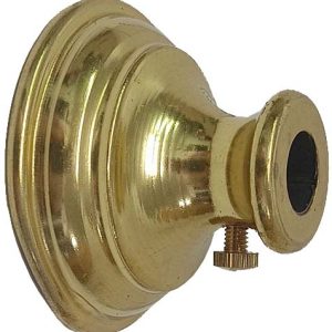 SOPORTE PARA TUBO LATERAL DORADO DE Ø 12MM.