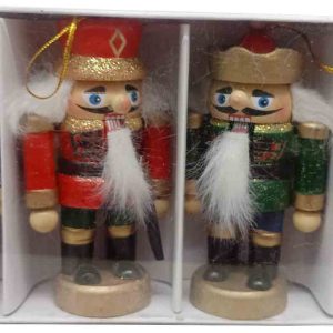 CAJA FIGURAS DE CASCANUECES BARBUDOS DE 10CM. EN CAJA DE 4 UNIDADES DE ARGUVAL 44997.