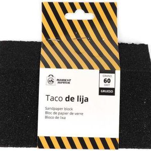 TACO LIJA GRANO 60 GRUESO MEDIDAS 12.5X8.5X2.5CM DE MARKET SUPREM A1458.