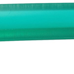 TIRADOR ASA DE 11X2CM. JUVENIL DE PLASTICO VERDE Y ALUMINIO.