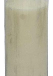 VELA DE PLASTICO BLANCA DE 185MM. X Ø 57MM. DE PARAFINA. ENVASE NO INFLAMABLE. CONBUSTION SIN HUMO. V – 7 BLANCO