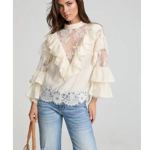 Blusa Flor de encaje Fetiche Suances