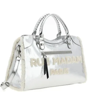Bolso Tote Shine plata metálico Rue Madam Paris