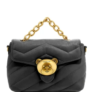 Bolso bandolera Puffy negro XL Rue Madam Paris
