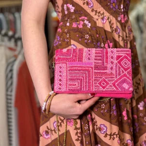 Bolso joya mini fucsia