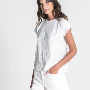Camiseta animal print blanco Rüga
