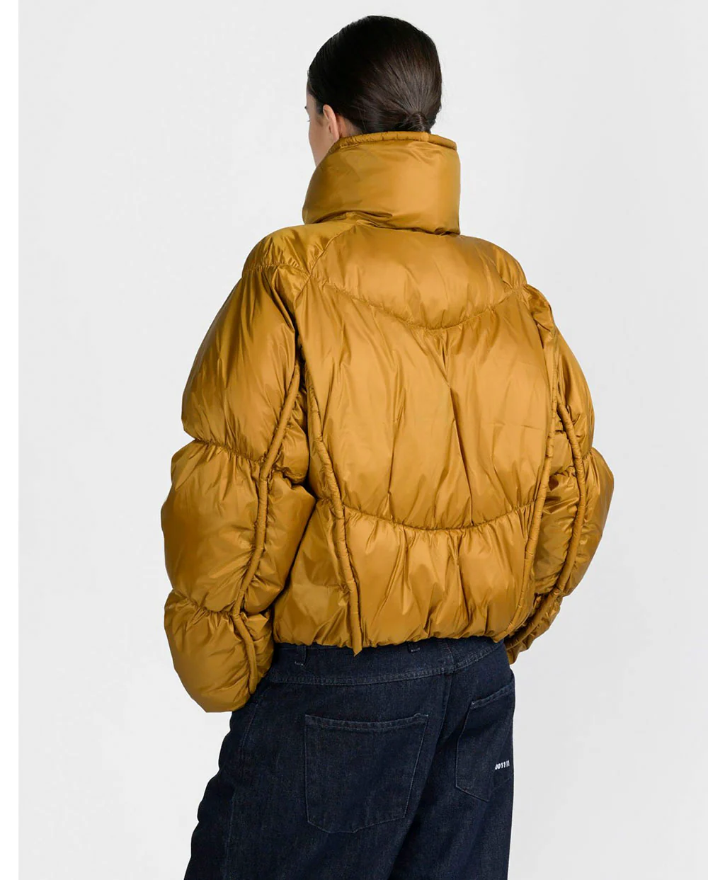 Chaqueta Camille short golden brown Canadian Classics - Imagen 3