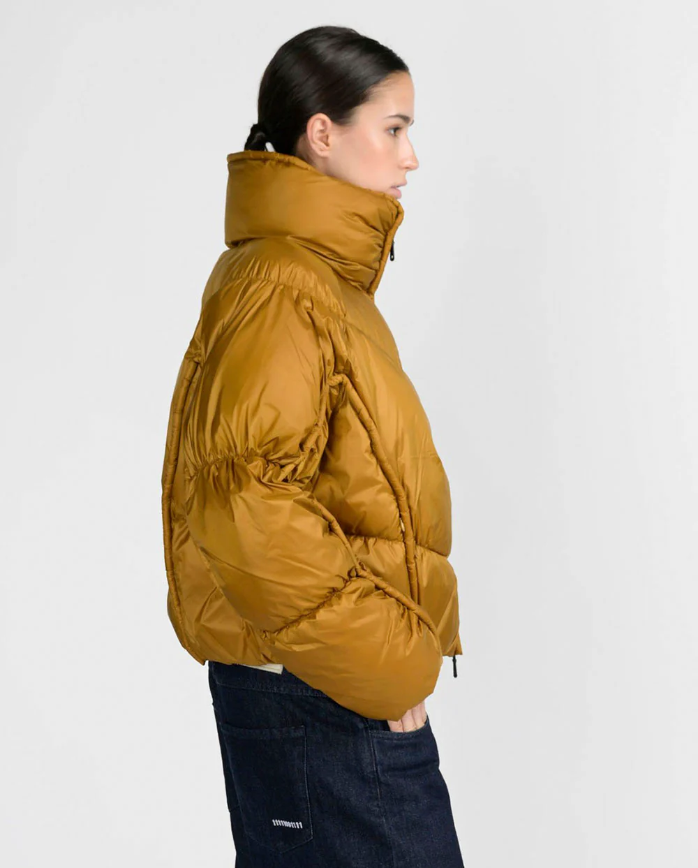 Chaqueta Camille short golden brown Canadian Classics - Imagen 6