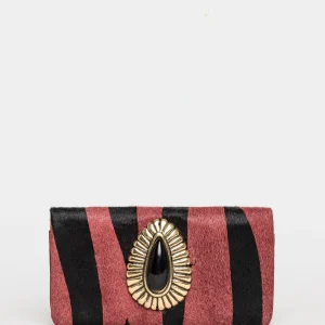 Cartera joya cebra granate Piti Cuiti