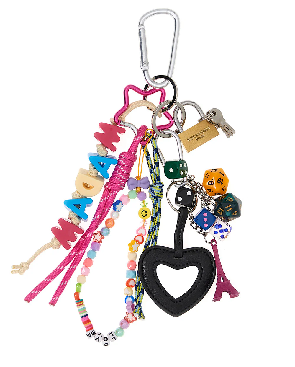 Charm Love llavero para bolso Rue Madam Paris - Imagen 3