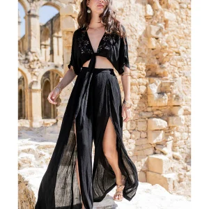 Conjunto pantalones Bonaire negro Piti Cuiti